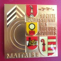 Societe Jurassienne Maitrise Meisterschaft 50 X 50 mm