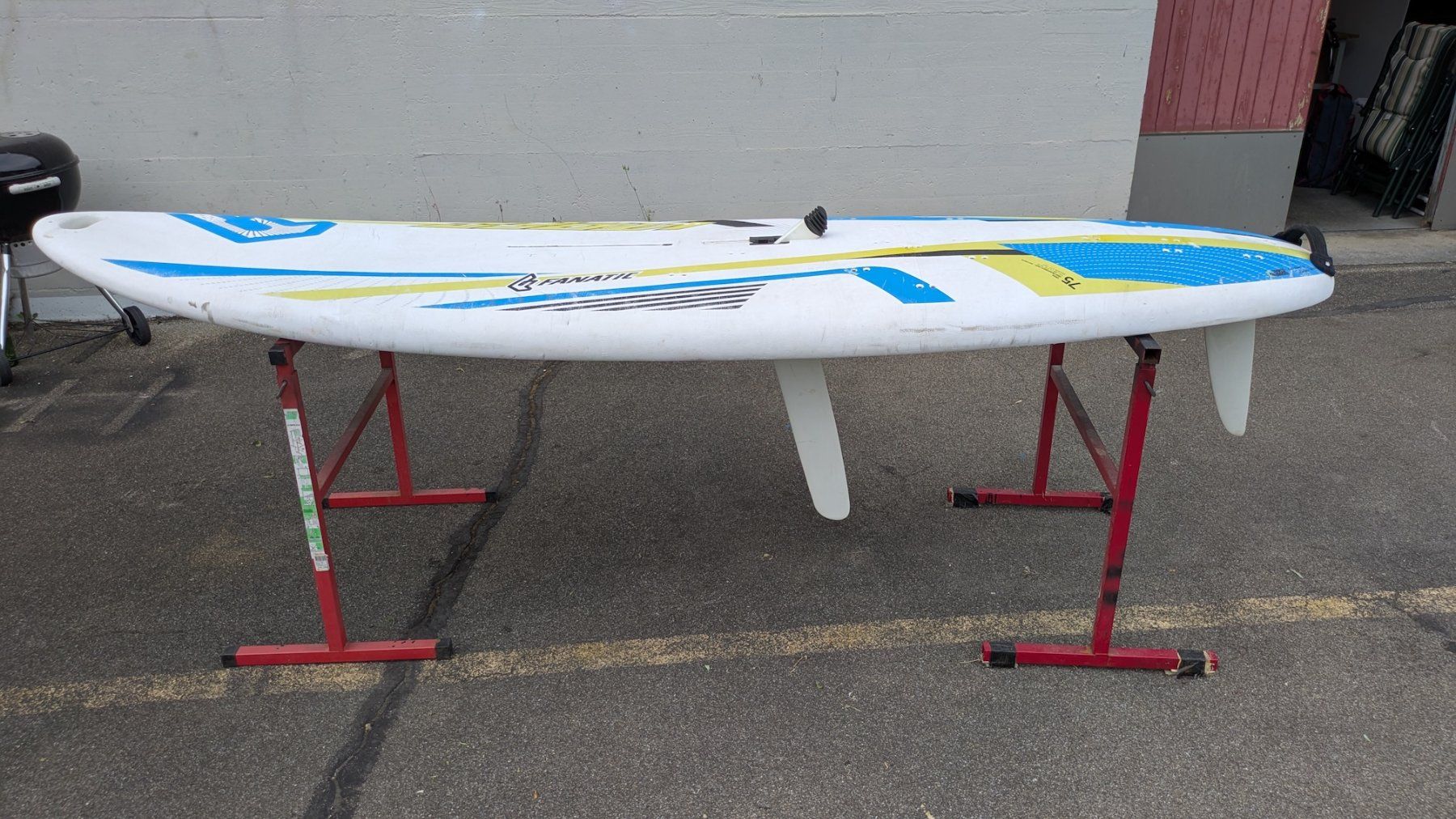 Tavole da surf e di nuoto: Beginner Windsurfset Fanatic Viper 75 und 2 Segel – Usato da Birmensdorf ZH venduto da extrachrome 3