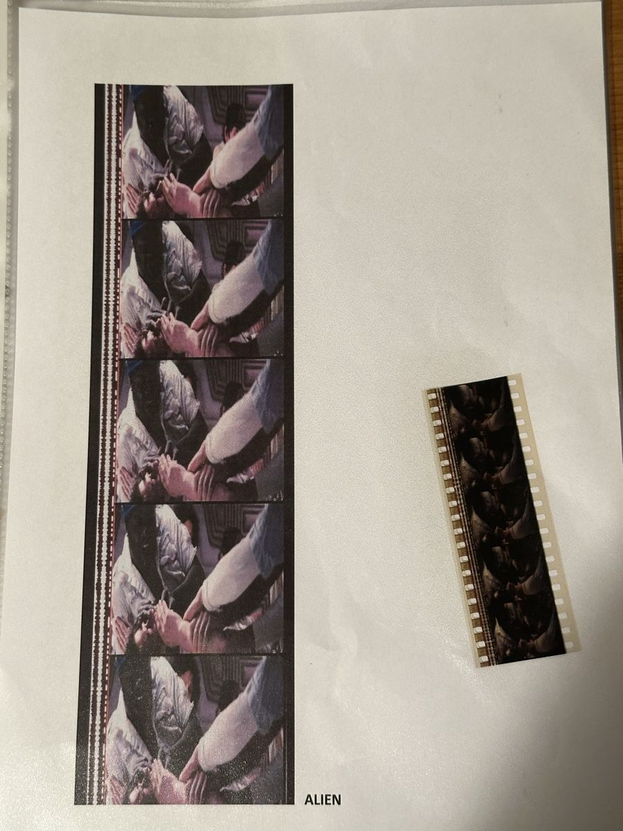 Statuette: 35mm Film Frames Alien Giger Sci-Fi not Sideshow selten – Usato da Schlieren venduto da Moviepropde