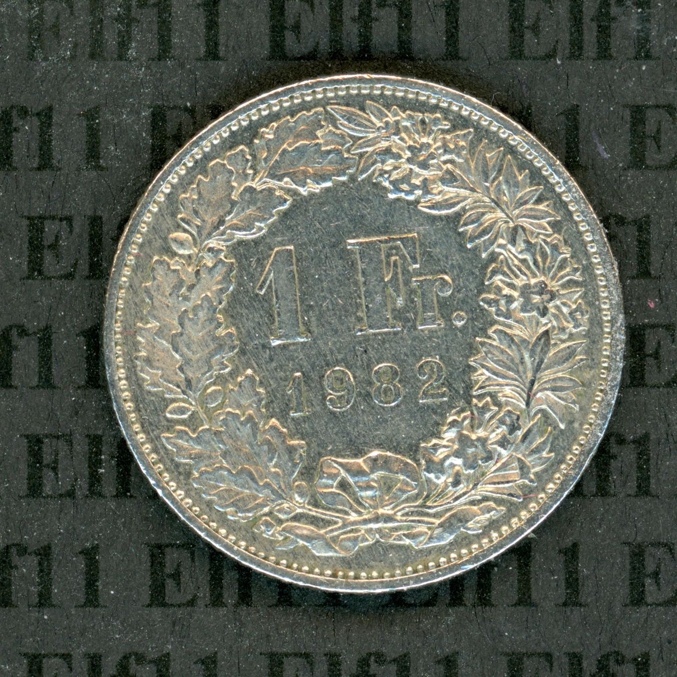 Tutti le monete: CHF___1.00 1982 vz 1 Franken – Usato da Widnau venduto da Elf11