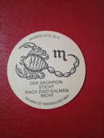 Bierdeckel Sternzeichen Horoskop Skorpion 🦂 Salmenbräu
