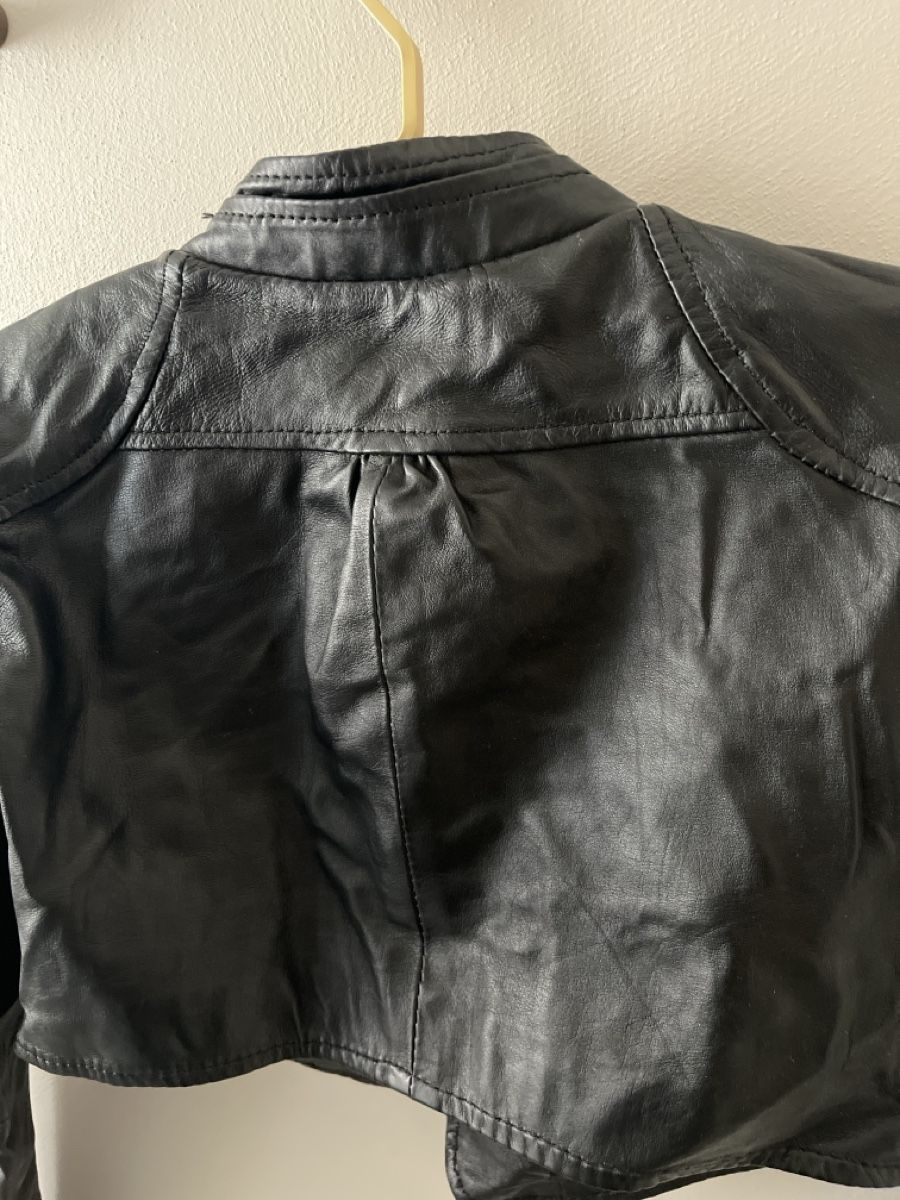 Bolero: cropped Lederjacke, Gr. M, schwarz, Bolero – Nuovo (secondo la descrizione) da Steinhuserberg venduto da Rea6005 2