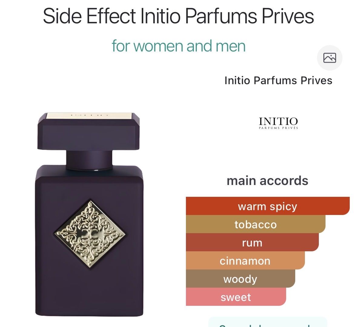 Initio Parfums & Eau de Toilette: Initio Side Effect Eau de Parfum 10ml – D'occasion à Zürich par Thetimtam 2