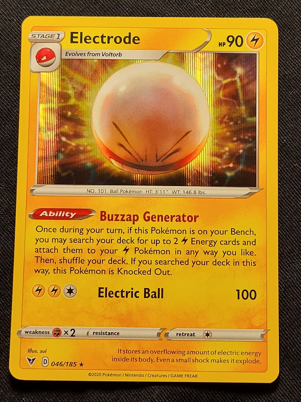 Pokémon Carte collezionabili: 🇬🇧 Electrode 046/185 – Usato da Grindelwald venduto da lego9