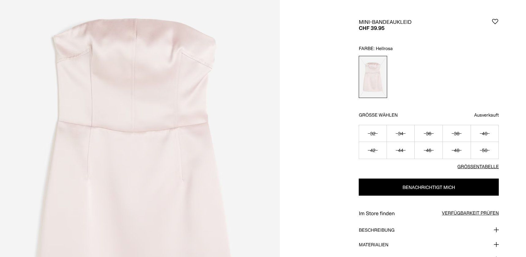 H&M Vestiti: H&M Mini Bandeau Kleid Rosa – Nuovo (secondo la descrizione) da Glattbrugg venduto da Bibble 3
