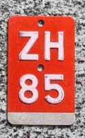 Velo - Nummer ZH 85