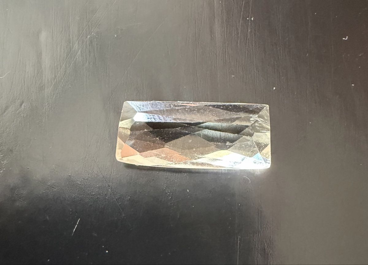 Pietre preziose: Edelstein, Rechteckiger Schliff, citrin? 1.7 cm – Nuovo e nell'imballaggio originale da Zürich venduto da joyfulgrace