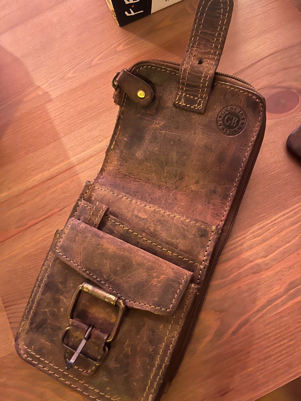 Portafogli: Ledertasche mit Portmonee  Handmade – Usato da Lauterbrunnen venduto da jul_5jfm 1