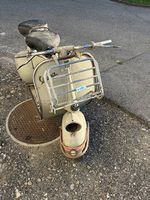 Sehr seltener alter Vorder-Gepäckträger für alte Vespa 