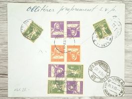 TR06 Enveloppe + Timbre Suisse 1930