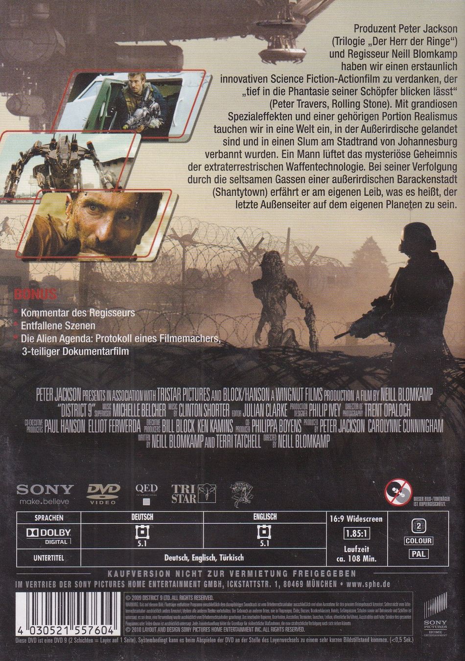 Alle DVDs: DVD ab Fr. 1.--, District 9 – Gebraucht aus Lausen von Mondeo10628 1