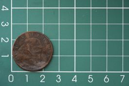 c  frankreich napoleon III  cinq centimes 1856