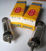 2 Senderöhren / Röhren QQC 04 / 15 (Endstufe), NOS, Philips