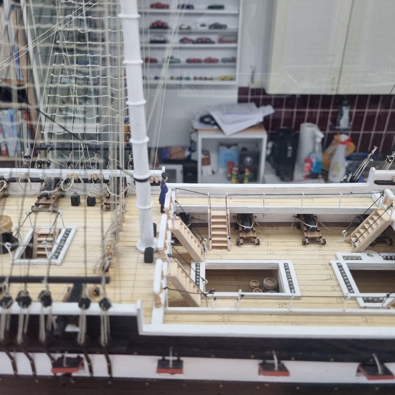 Kit di modellismo & Modellini statici: USS CONSTELLATION 1854 – Nuovo e nell'imballaggio originale da Männedorf venduto da Modellbau-wyss 7