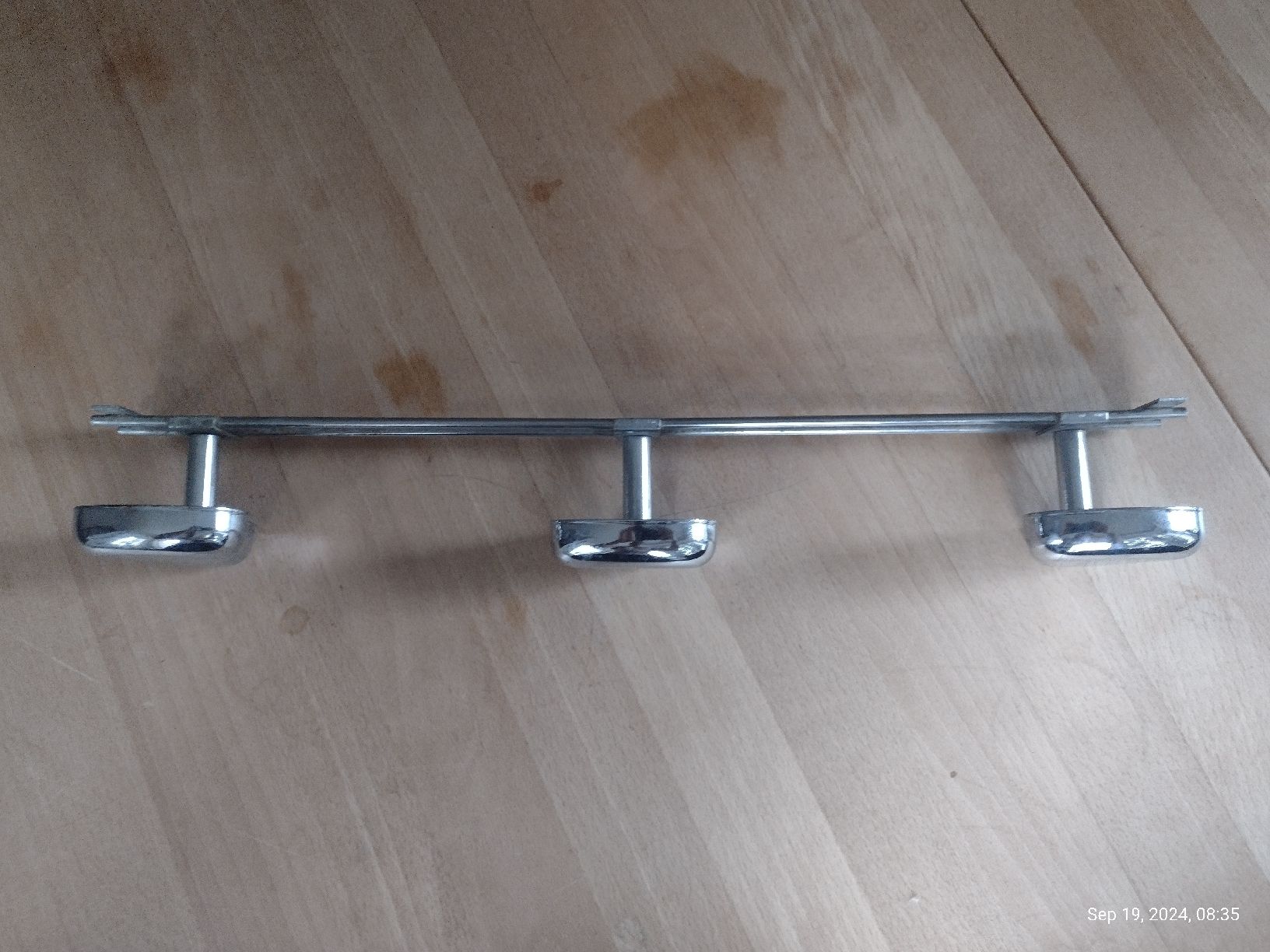 Garderobe: Chrome coat rack, wall mounted, vintage design - Super Retro – Gebraucht aus Zürich von TrainLine 5
