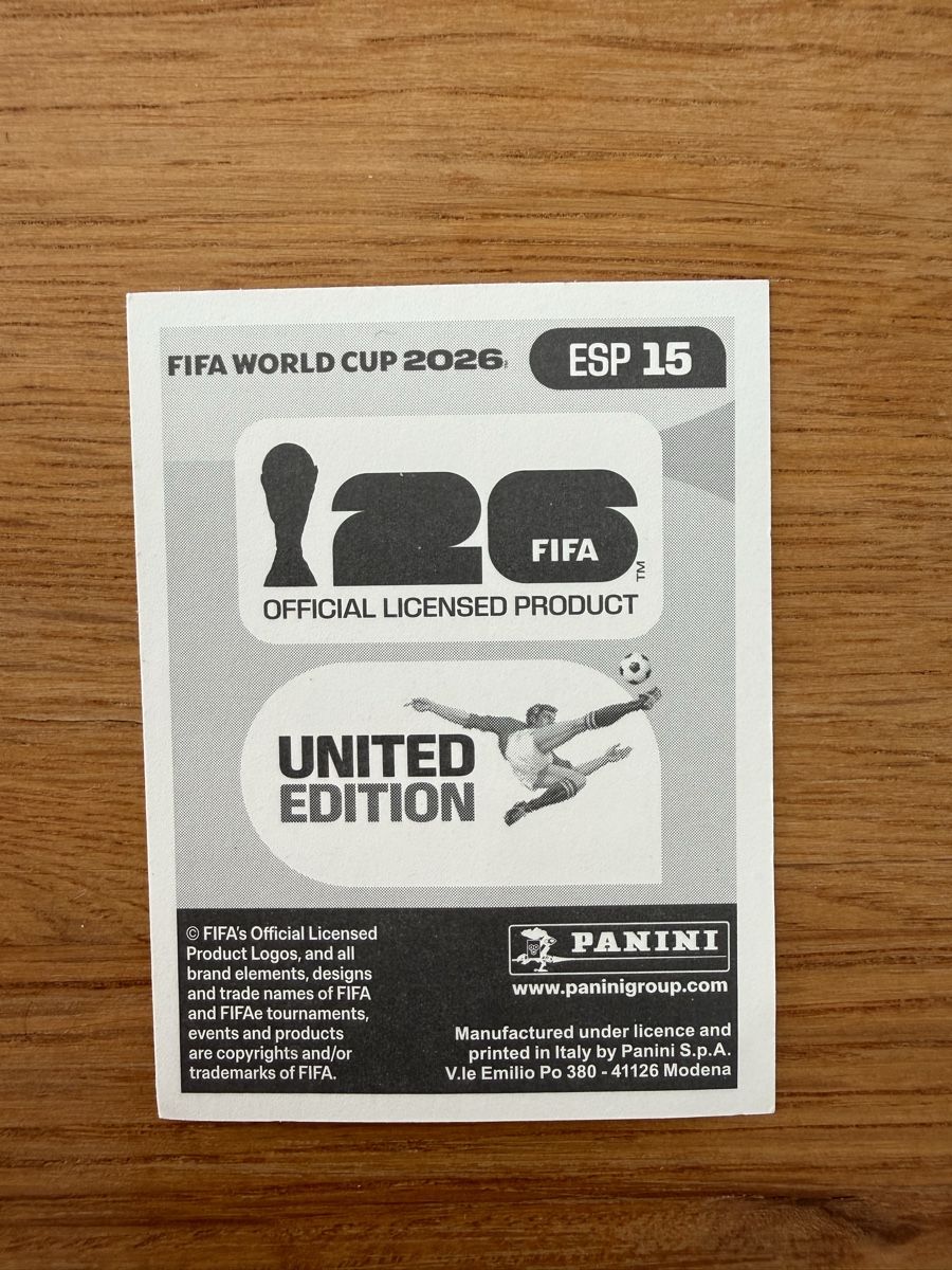 Panini Carte collezionabili: YAMAL Lamine ESP15 - TOP Zustand – Nuovo (secondo la descrizione) da Sursee venduto da kleinedinge 1
