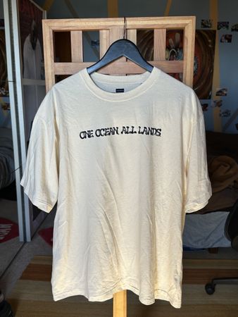 Nanamica cream T-shirt