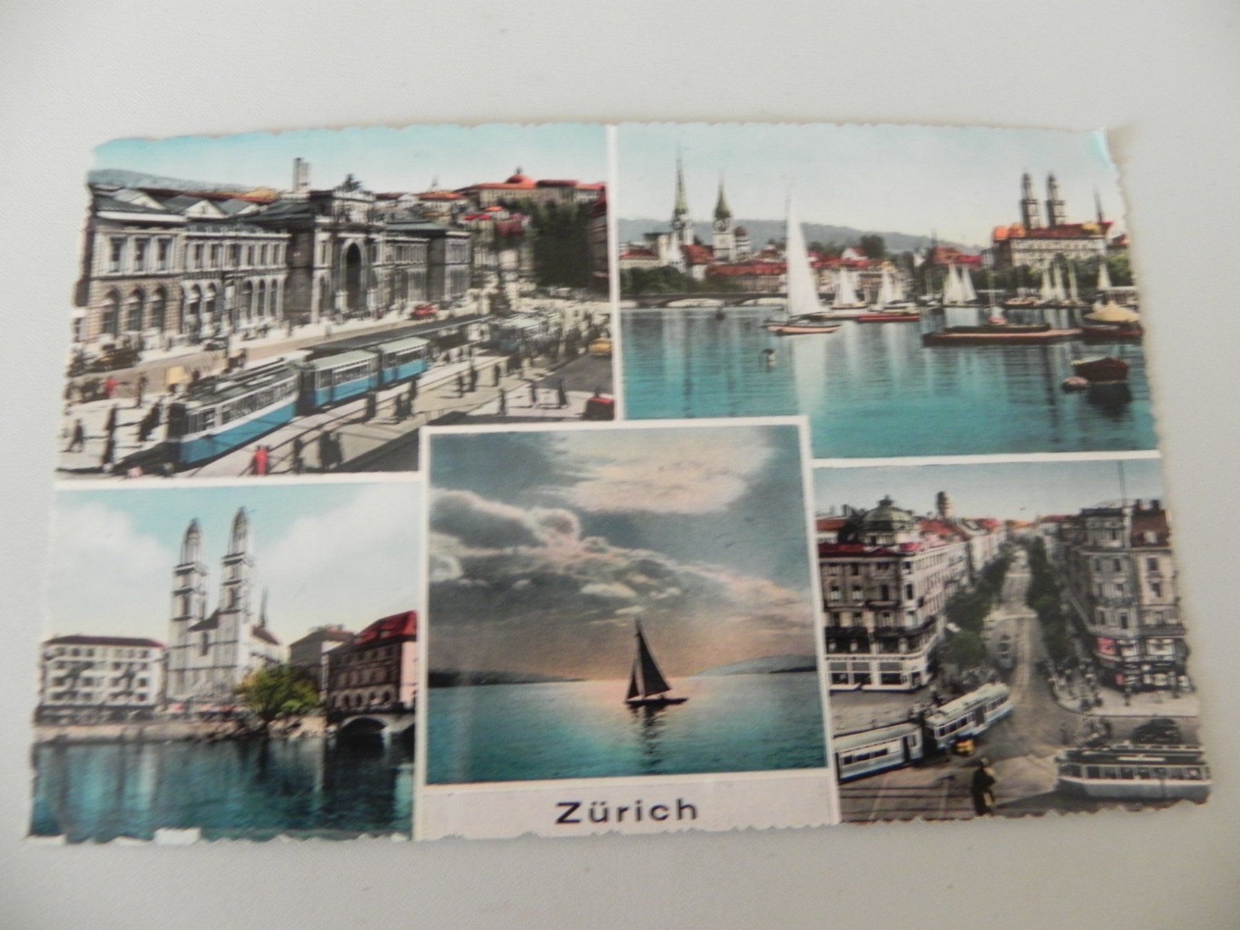 Cartoline postali: 5 alte AK Postkarten Zürich – Usato da Minusio venduto da Lory64 5