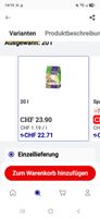 NUR TWINT ZAHLUNG Cats Best Pellets 1×20L 10kg