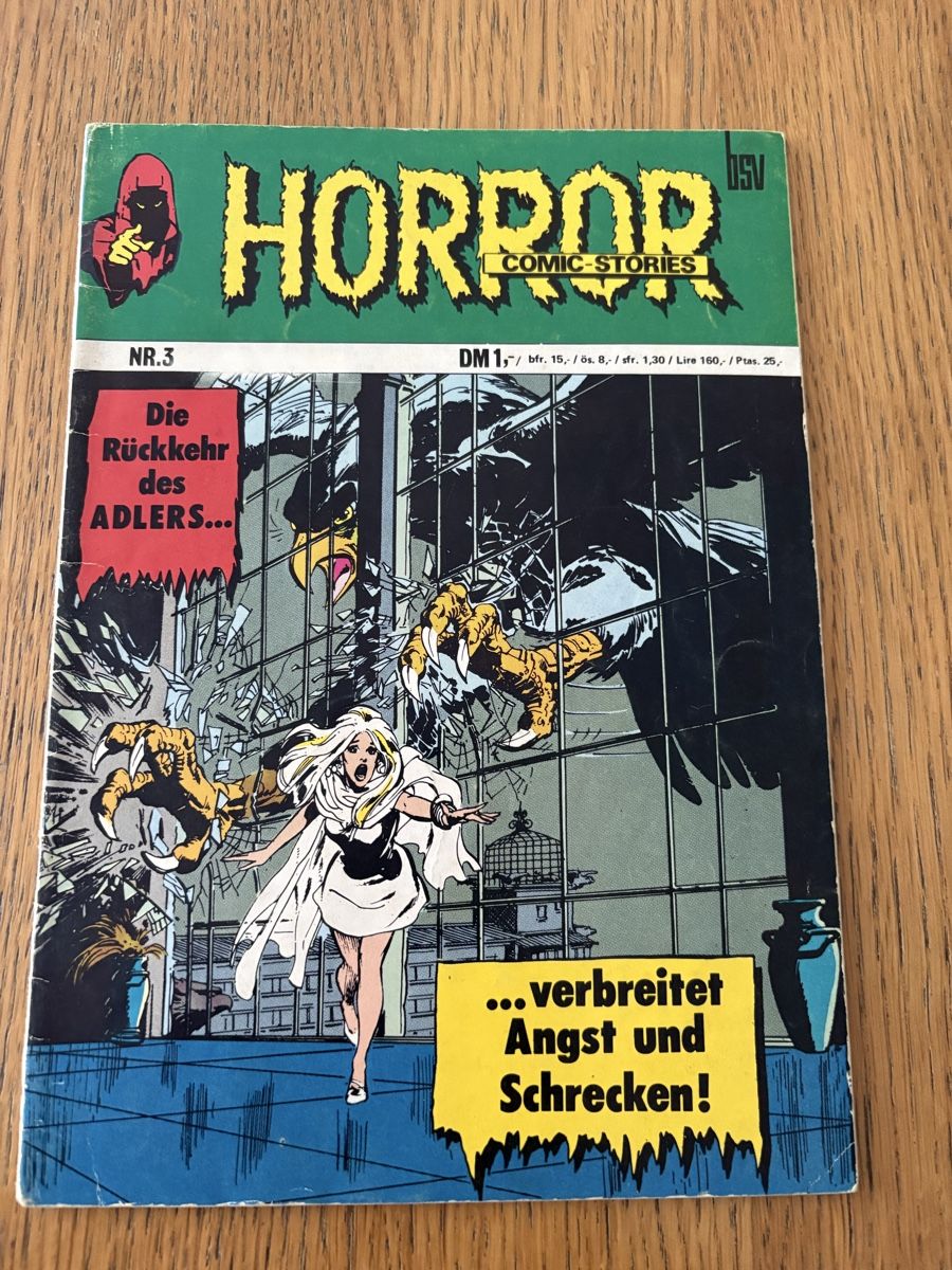 Fumetti: Horror BSV nummer 3!!!! Sehr selten  – Usato da Wangen b. Dübendorf venduto da Antiz1210 1