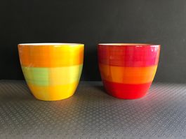 Blumentopf Blumentöpfe Übertopf Übertöpfe Cachepot 2 Stk