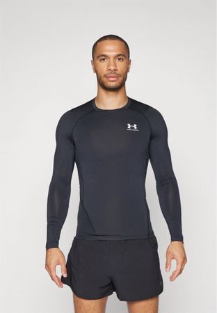 Under Armour HEATGEAR - Unterhemd/-shirt - black/white
