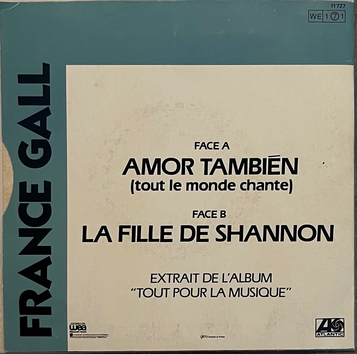 Vinyles: FRANCE GALL - AMOR TAMBIEN – D'occasion à Bussigny par vinyl-pas-cher 1