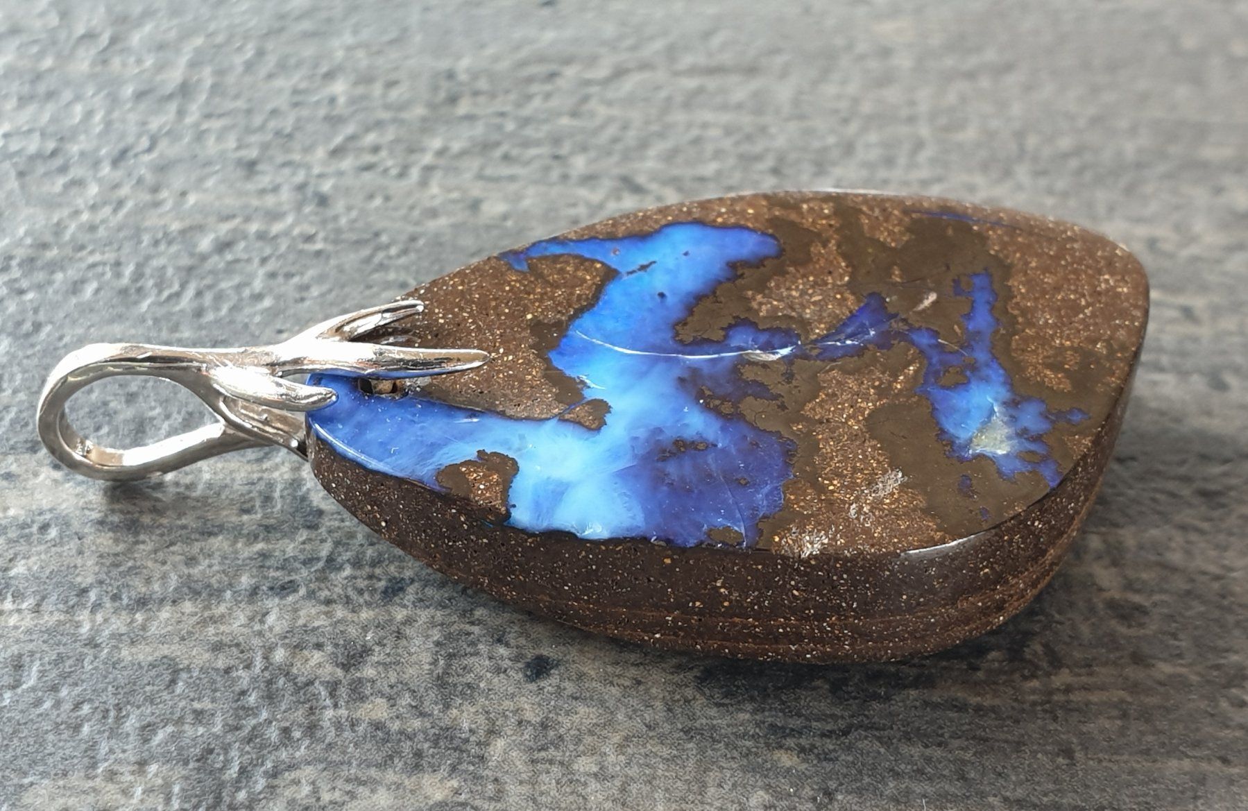 Ciondoli: Anhänger Boulder Opal. – Nuovo (secondo la descrizione) da Niederbüren venduto da Raphael014 7