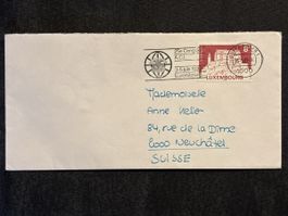 Enveloppe Luxembourg 3-5 Juin 1933 1000