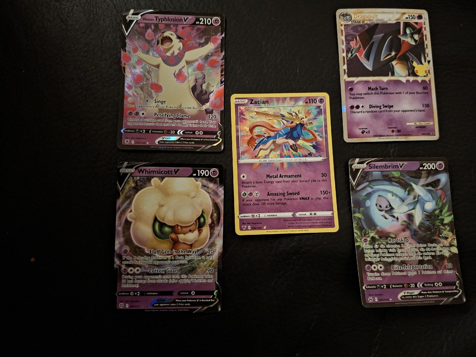 Pokémon Sammelbilder & Trading cards: Pokemon Karten typ psycho. – Gebraucht aus Lichtensteig von Seastar83