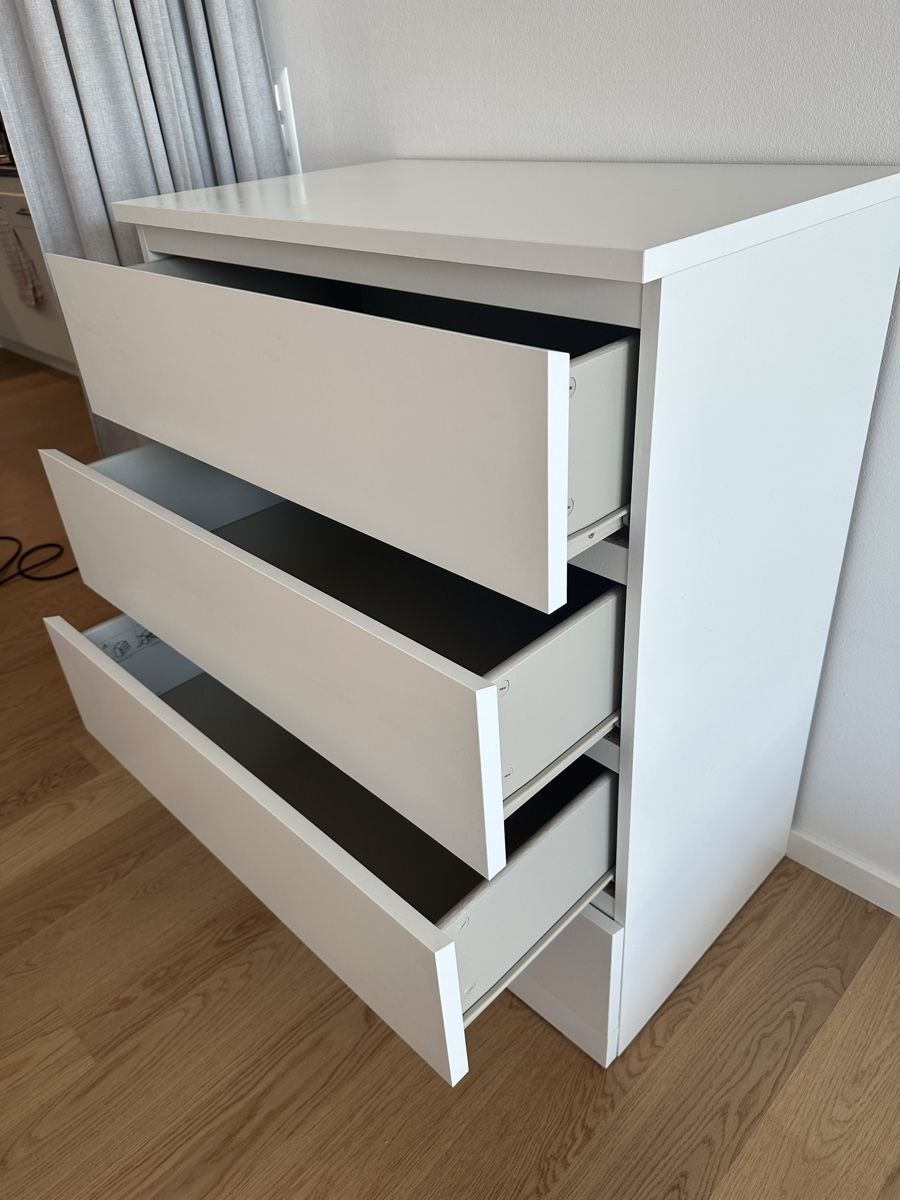 Ikea Kommoden: IKEA MALM Kommode, 4 Schubladen, Weiss – Gebraucht aus Baden von BadenMarket 1