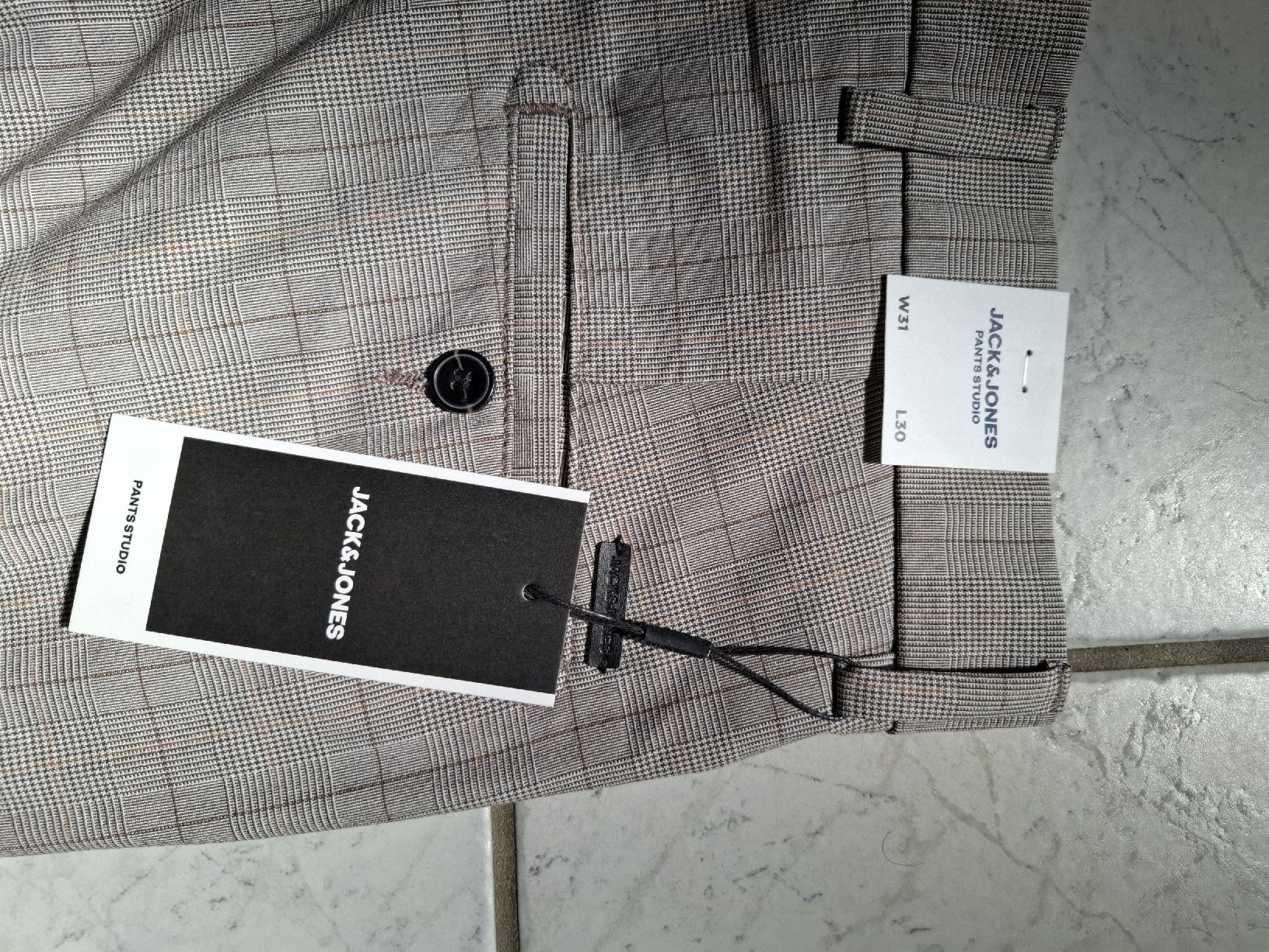 Jack & Jones Pantaloni: Jack and Jones Hose Kariert – Nuovo (secondo la descrizione) da Rafz venduto da Isidorro1 5