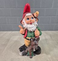 Vintage Gartenzwerg Zeho 1995, Retro Deko Figur, 68 cm Hoch