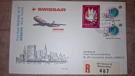 Swissair Geneva - New York 01.04.1971