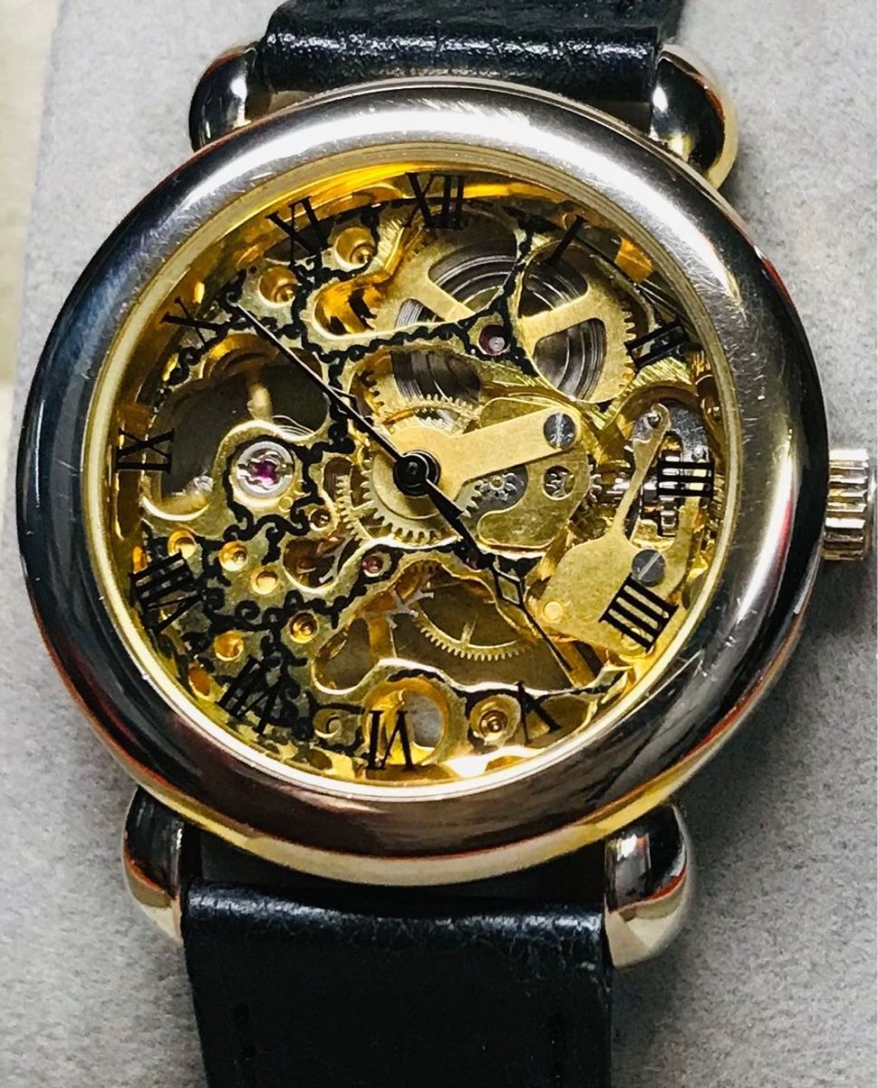 Orologi: Anonym Skelette Handaufzug Uhr – Usato da Untersiggenthal venduto da TimeandShine 2