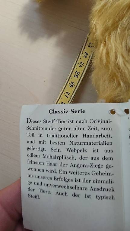 Giocattoli: Steiff Classic Teddybär 32  Mohair  mit Stimme – Usato da Hunzenschwil venduto da Matthinique 4