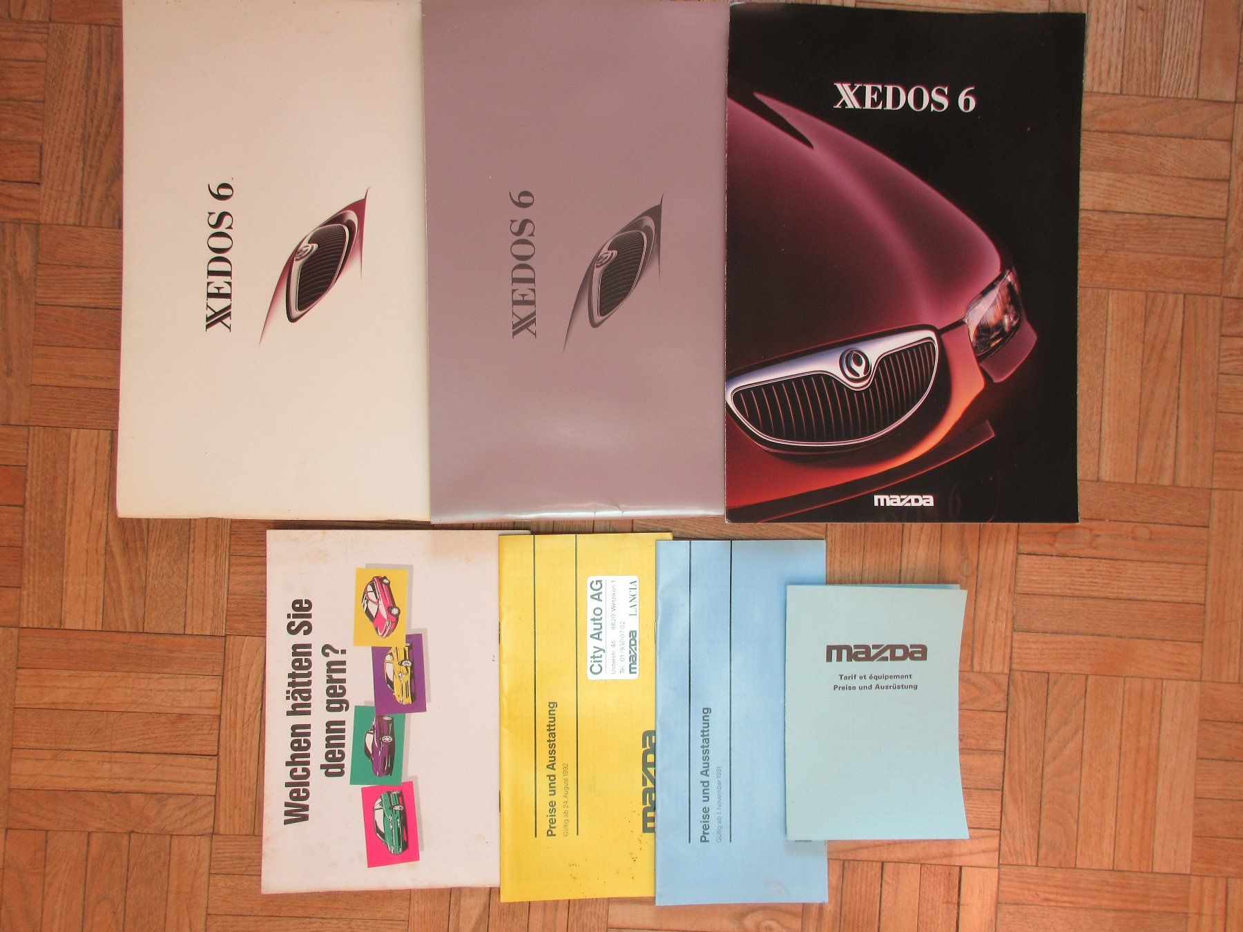 Mazda Documenti: 7 Mazda Prospekte / Preislisten – Usato da Uster venduto da djet5_vs