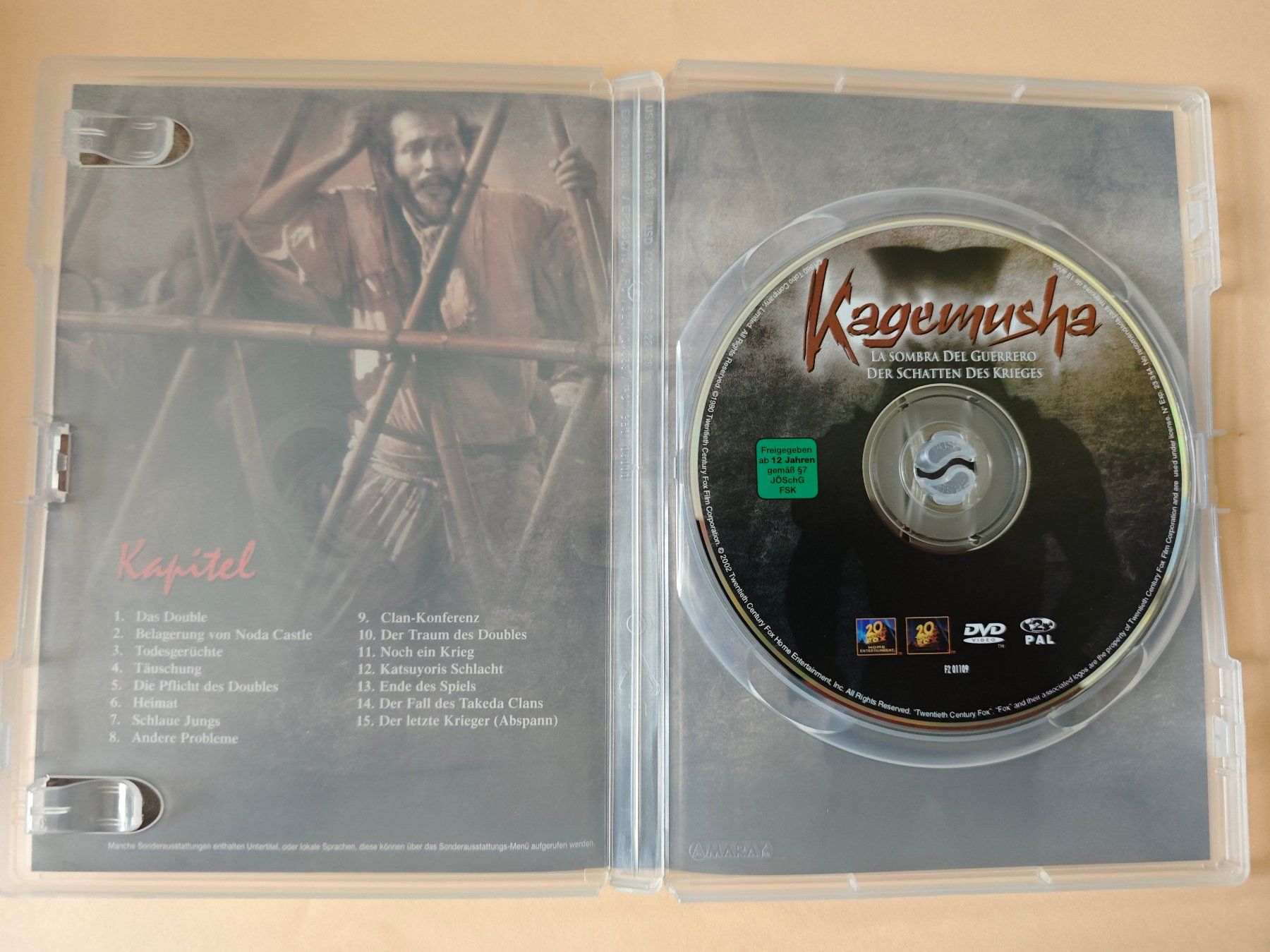 Tutti i DVDs: Kagemusha - Der Schatten des Kriegers – Usato da Laufenburg venduto da Toni5010 1