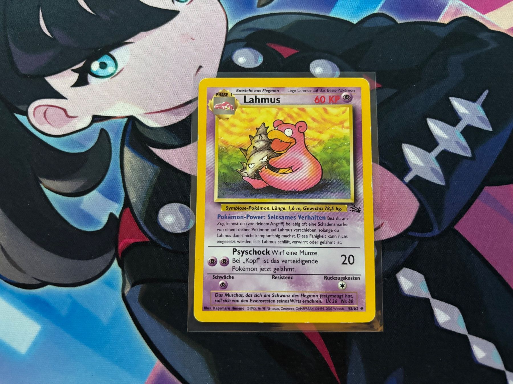 Pokémon Carte collezionabili: 2000 POKEMON Lahmus Fossil 43 – Usato da Wilen (Sarnen) venduto da Seeungeheuer