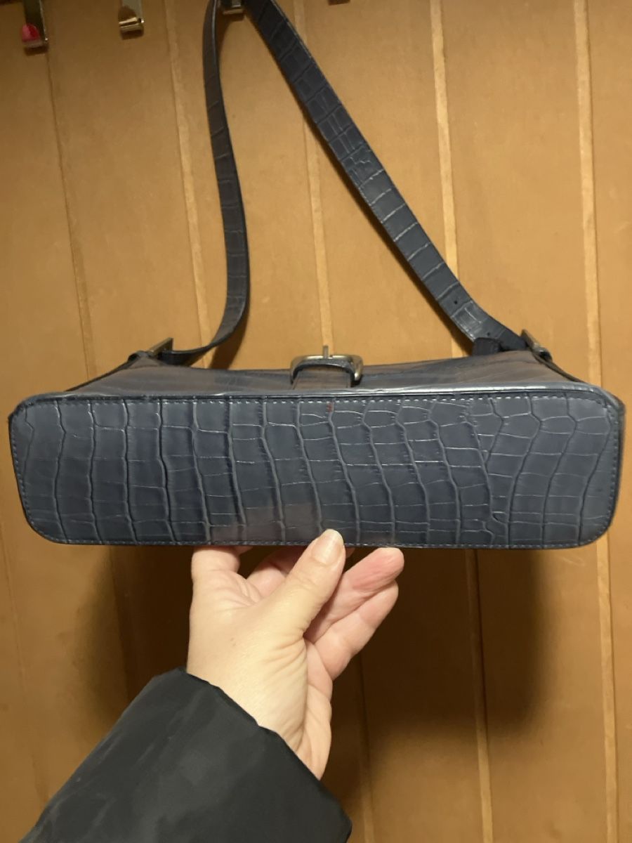 Taschen: Sac à main bleu effet croco, élégant et stylé – Neu (gemäss Beschreibung) aus Bex von epsonstylus 4