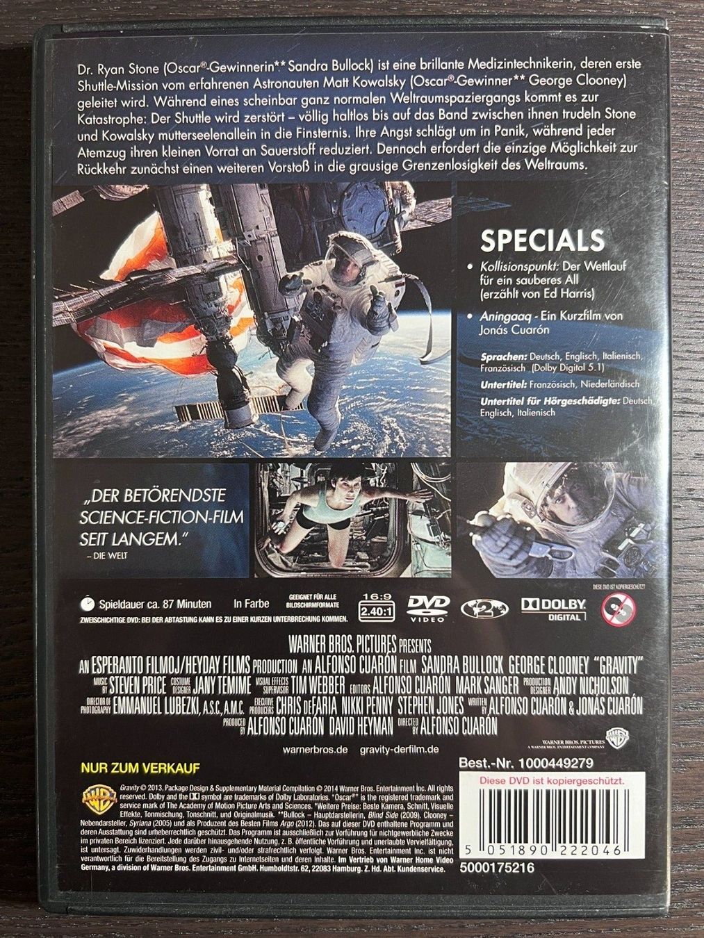 Tous les DVDs: Gravity – D'occasion à Zürich par FilmFreunde 1