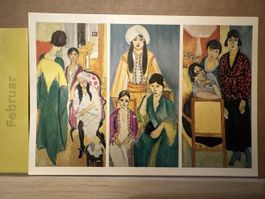 AK mit Kunst von Henri Matisse