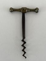 Alter Korkenzieher / Metall, Messing 