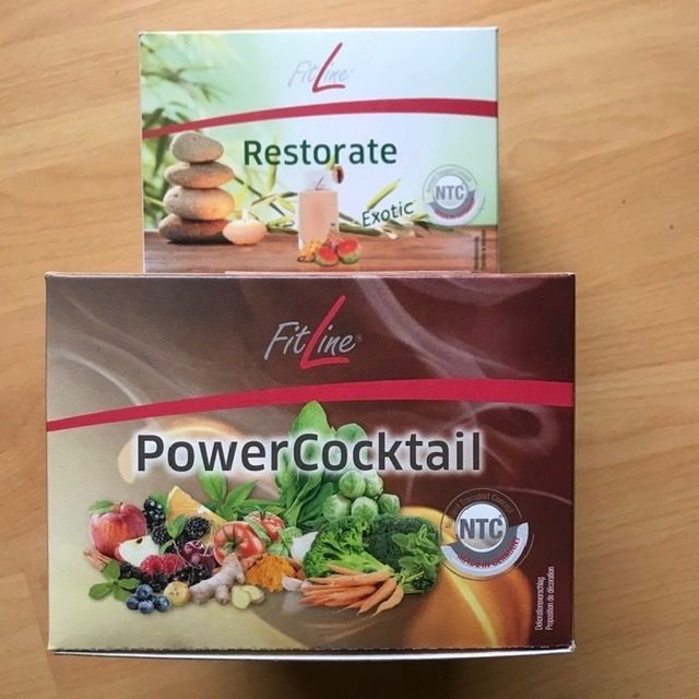 FitLine POWERCOCKTAIL & RESTORATE für 30 Tage (Neu und originalverpackt ...