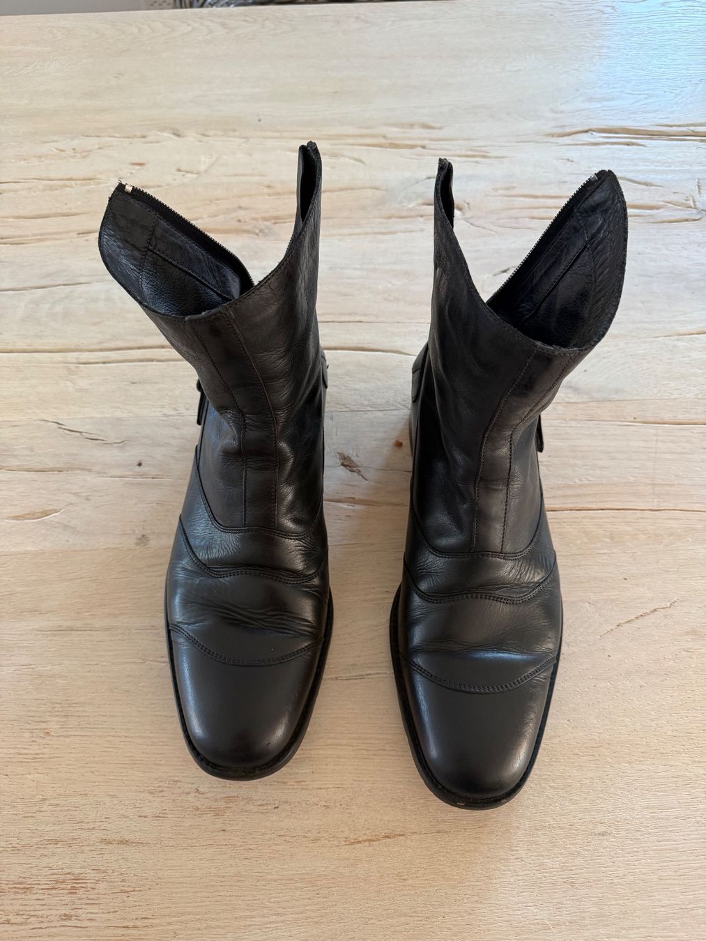 Belstaff Scarpe da uomo: Belstaff Townmaster Leder Stiefel schwarz – Usato da Ulisbach venduto da FeuerVogel68