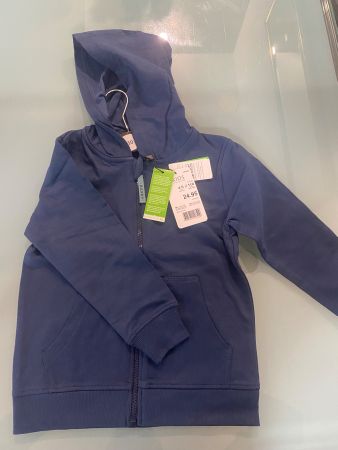 Kinder Hoodie Jacke Blau Gr. 110 – Neu mit Etikett
