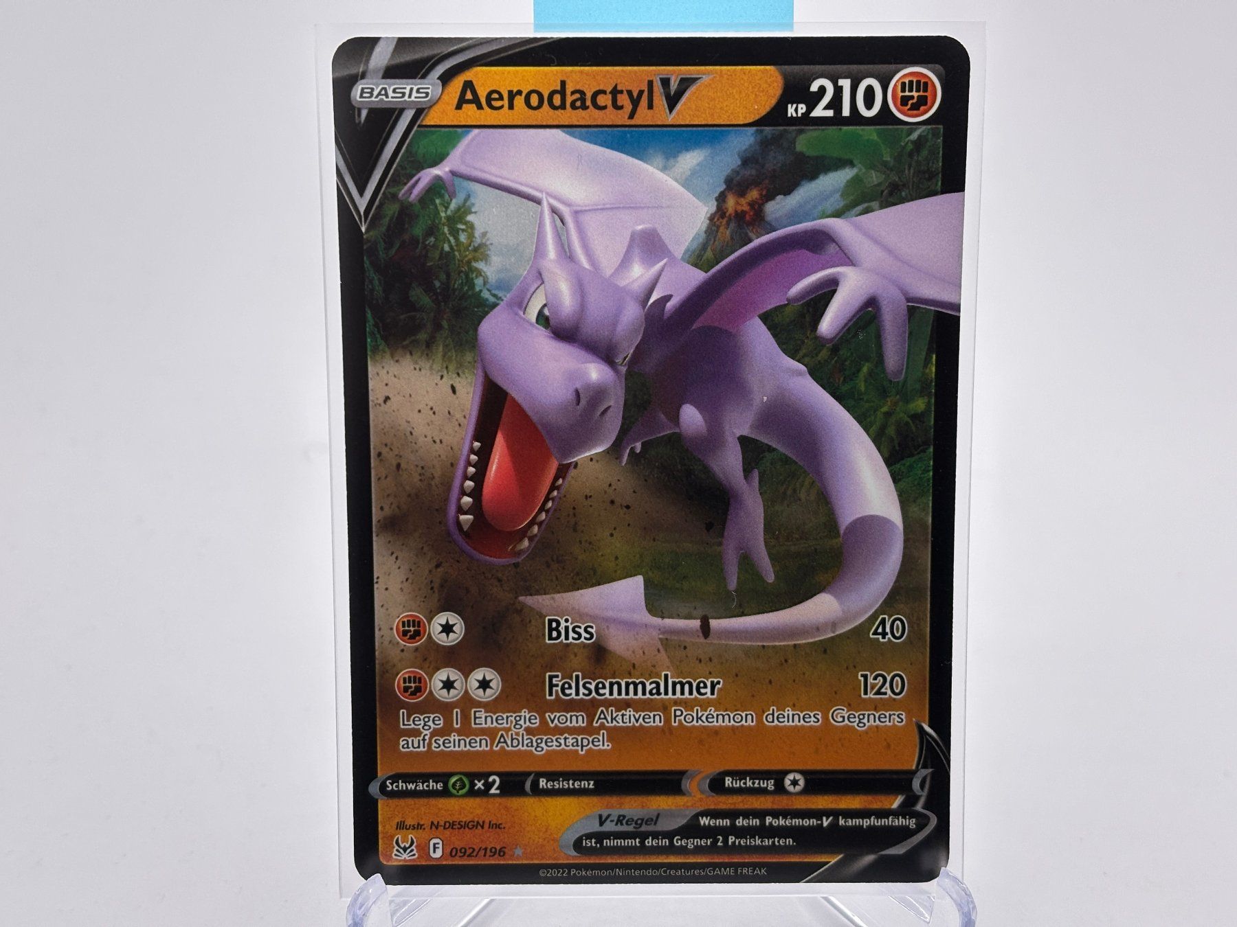 Pokémon Carte collezionabili: Verlorener Ursprung - Aerodactyl V  (LOR 92) - DE – Nuovo (secondo la descrizione) da Allschwil venduto da Bullach