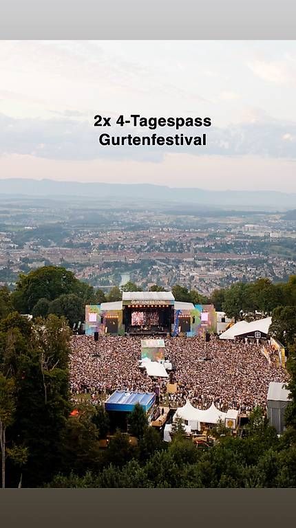 Biglietti: 1x Gurtenfestival Ticket 4 Tage – Nuovo e nell'imballaggio originale da Arni AG venduto da hoeggerlex