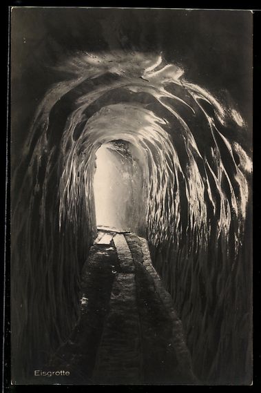 Cartes postales: AK Eisgrotte im Rhonegletscher – D'occasion à Berlin par bartko-reher