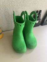 Crocs Rain Boots C10 27/28 Green Used